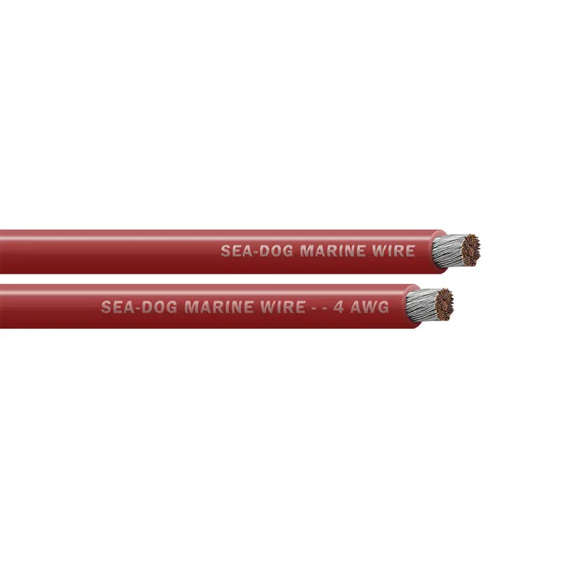 Sea-Dog 4 Awg Red Marine Battery Cable – 50-Foot Spool (Part 8004021) 1