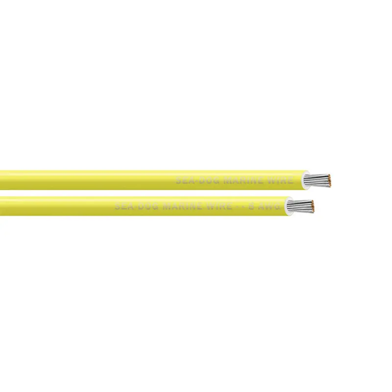 Sea-Dog 8 Awg Yellow Primary Marine Cable – 250-Foot Length 1