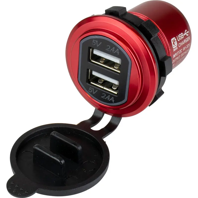 Sea-Dog Dual Usb Charging Socket – One Quick Charge Port (426504-1) 1
