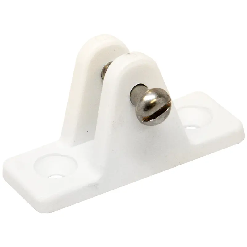 Sea-Dog White Nylon Angled-Mount Deck Hinge [273231-1] 1