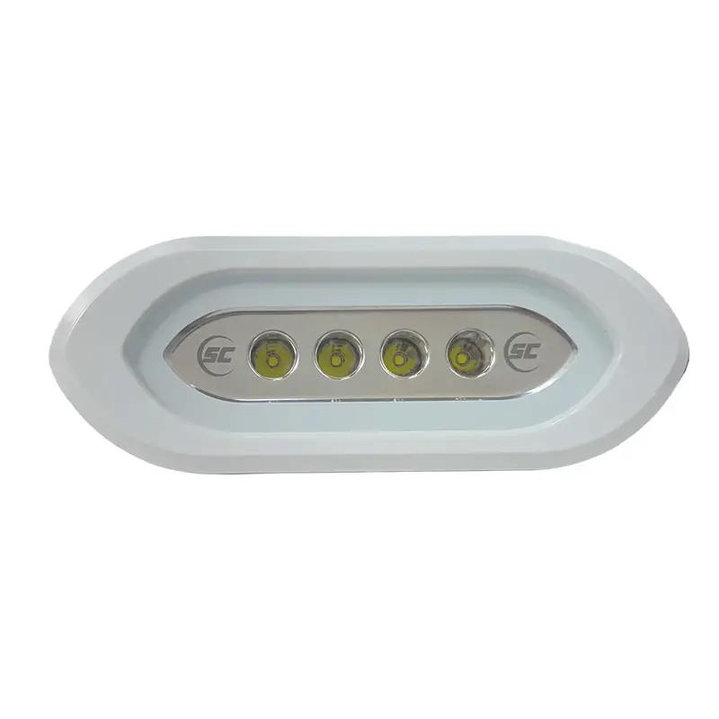 Shadow-Caster Flush-Mount Spreader Light – 4-Inch Round, White Housing, White Output [Scm-Slf4X-Gw-Wh] 1