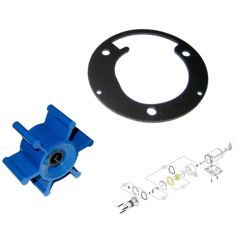 Shurflo 3200 Series Macerator Impeller Repair Kit With Gasket – Pentair Oem 94-571-00 1
