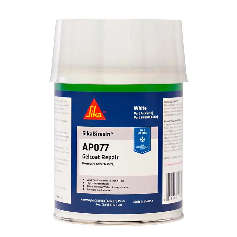 Sika Sikabiresin Ap077 Polyester Fairing Compound – Quart Size, Suitable For Above Or Below Waterline Use 1