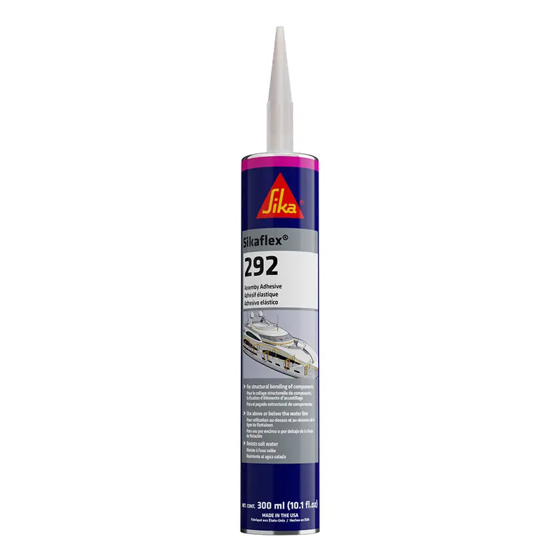 Sika Sikaflex-292 White Marine Sealant — 10 Oz Tube With Applicator Nozzle 1