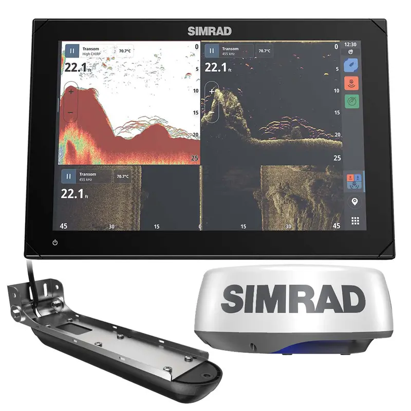 Simrad Nsx 3012 Radar Bundle – Halo20+ Dome + Active Imaging 3-In-1 Transducer 1