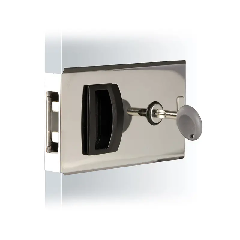 Southco Aluminum Flush-Mount Sliding Door Latch – Square Profile [Mf-01-110-60] 1