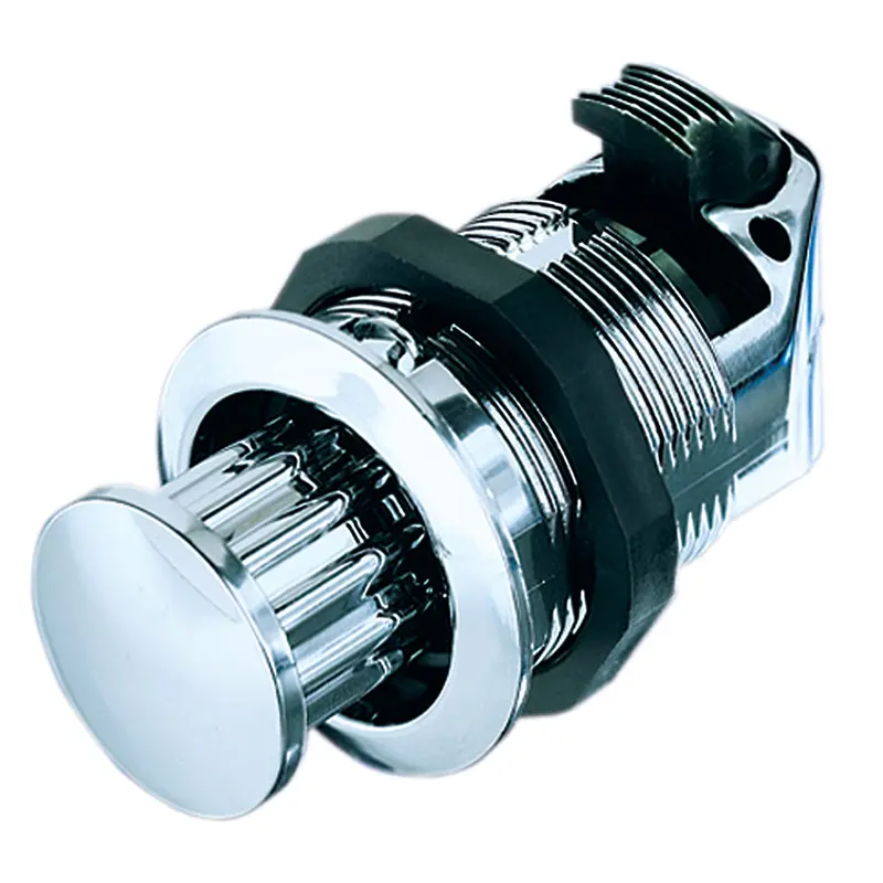 Southco M1 Series Pop-Out Knob Latch – Chrome-Plated Plastic, Threaded Body 1