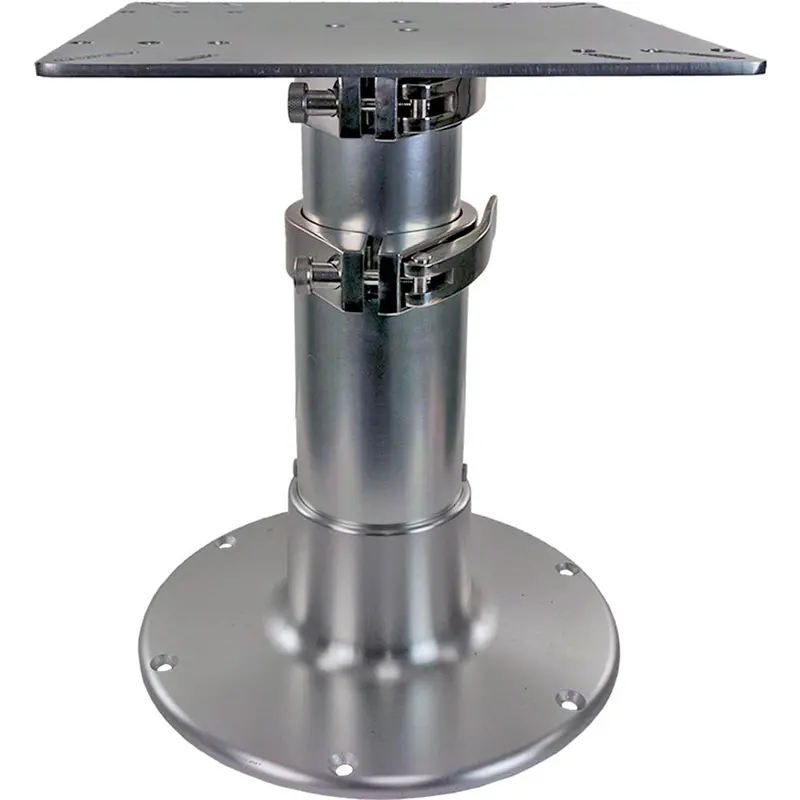 Springfield 3-Stage Adjustable Pedestal Table – 16" To 30" Height, Brite Dip Finish – Model 1660236 1