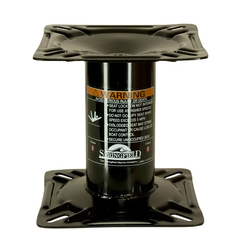 Springfield 7-Inch Fixed-Height Economy Pedestal For Compact Seating [1561105] 1