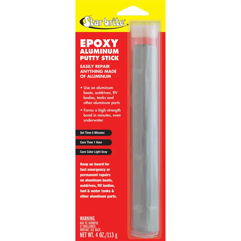 Star Brite Epoxy Aluminum Repair Putty Stick – 4 Oz Marine-Grade Bonding Compound 1