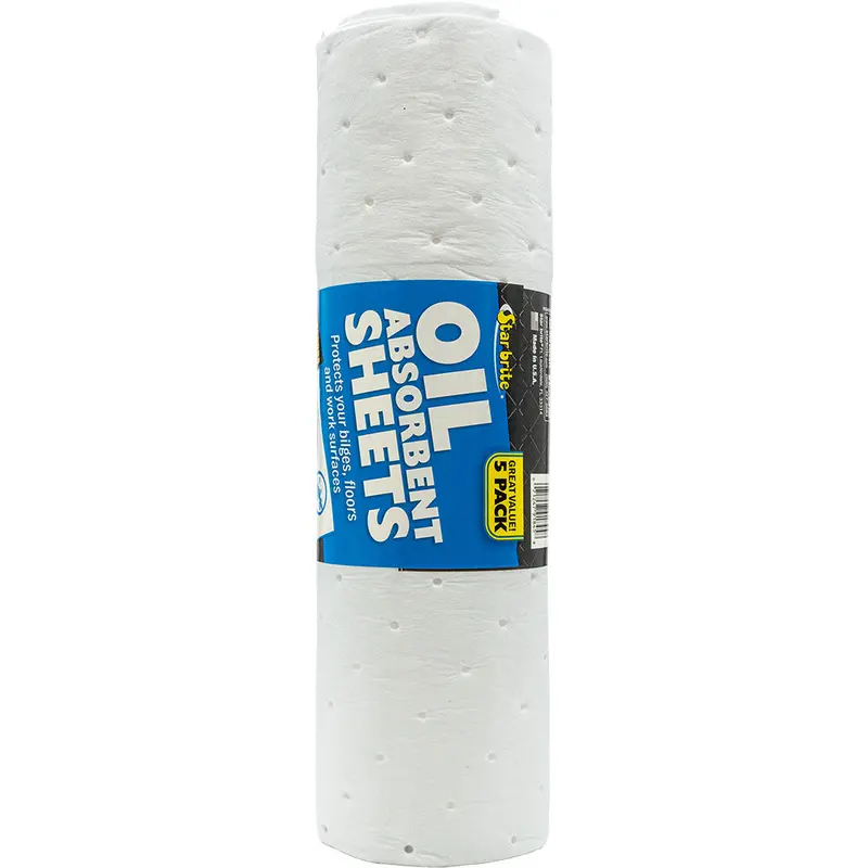 Star Brite High-Efficiency Oil Absorbent Sheets – 5-Pack (500 Total Sheets) [91845] 1