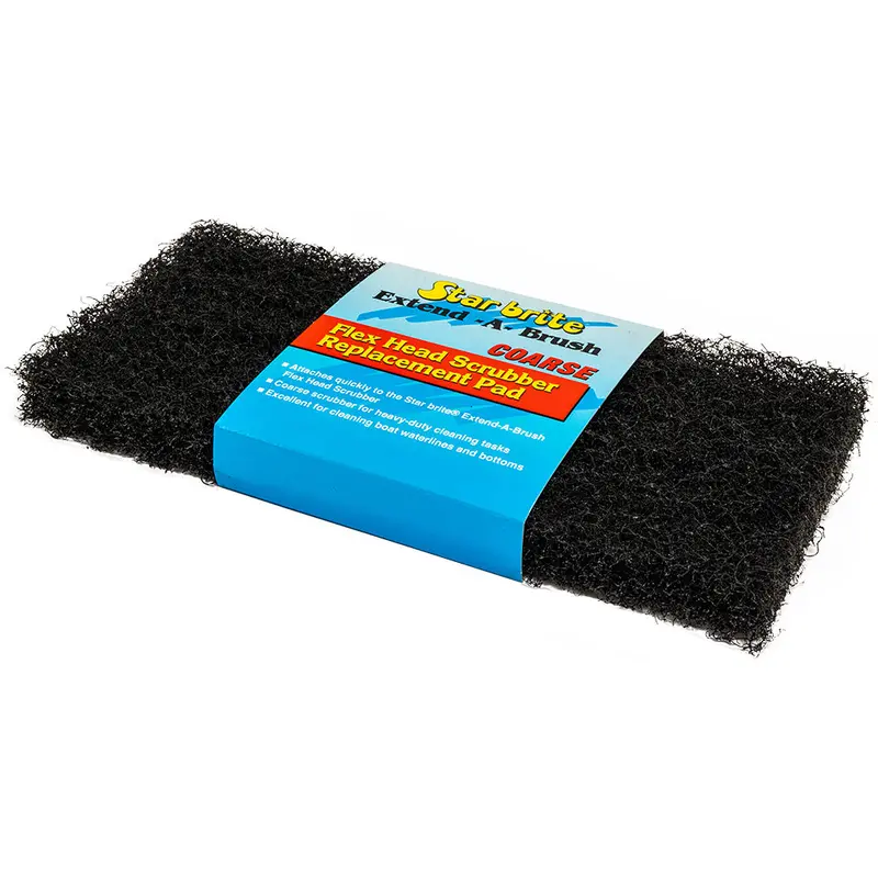 Star Brite Large Coarse Black Scrub Pad – Heavy-Duty Replacement Pad For Tough Jobs 1