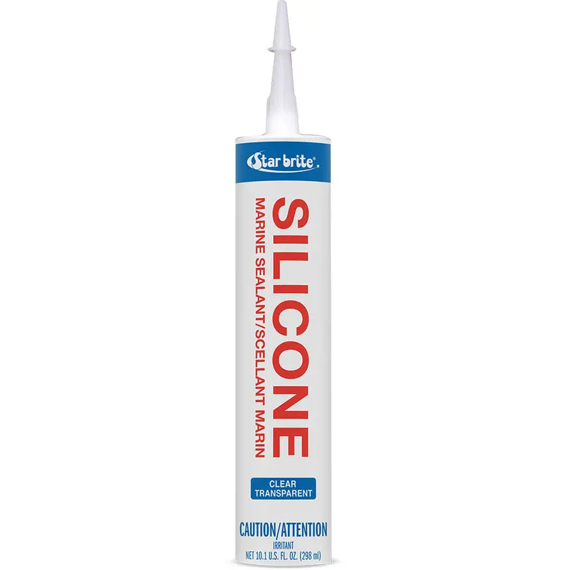 Star Brite Marine Silicone Sealant – Clear, 10.3 Oz, Non-Staining & Flexible 1