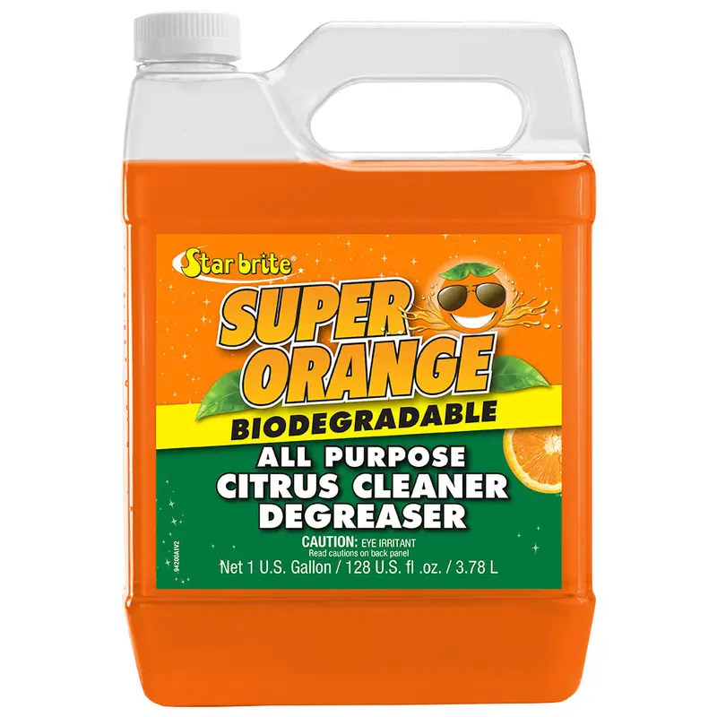 Star Brite Super Orange Citrus Cleaner & Degreaser – 1-Gallon All-Purpose Formula (Model 94200) 1