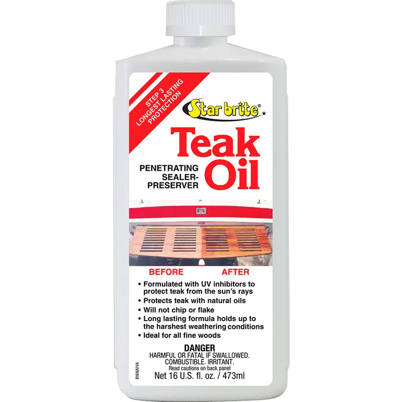 Star Brite Teak Oil – Deep-Penetrating Wood Preserver (16 Oz) 1