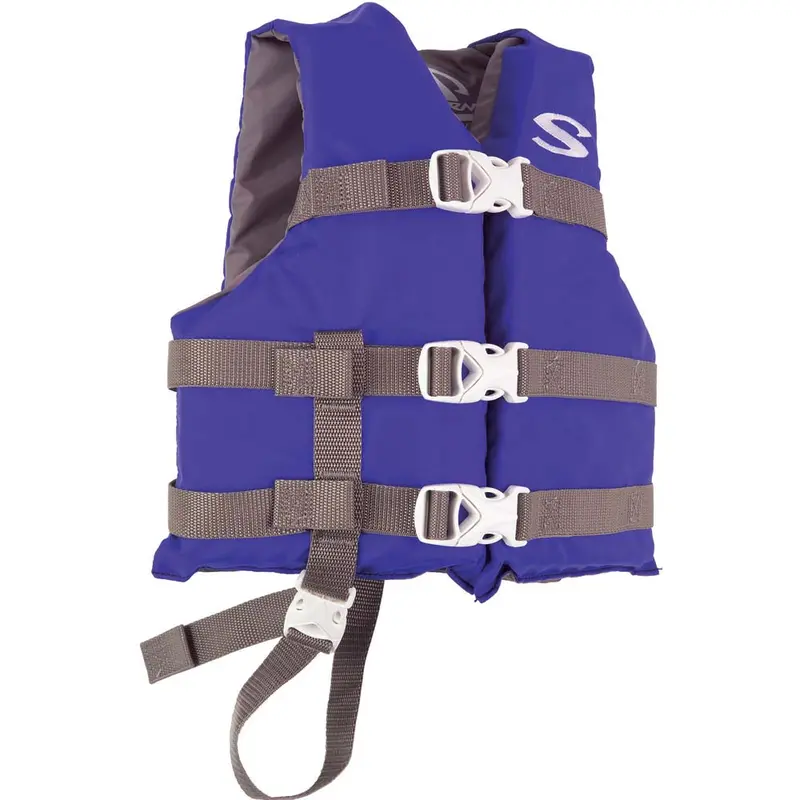 Stearns Classic Child Life Jacket – Blue/Grey, Rated For 30–50 Lb Users [2159358] 1