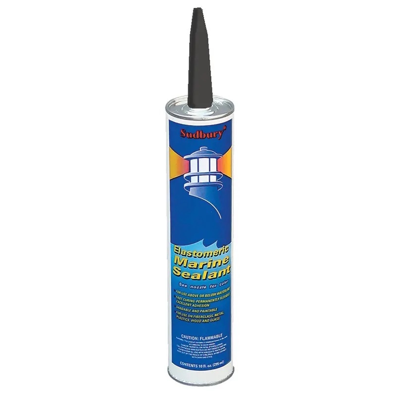 Sudbury Black Elastomeric Marine Sealant – 10 Oz Cartridge [302] 1