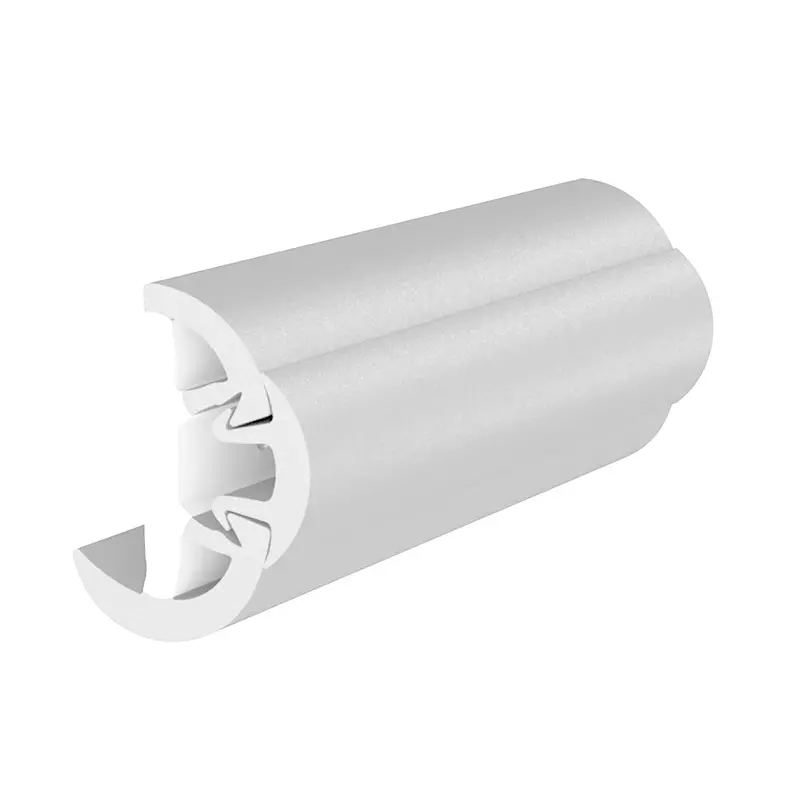 Taco Suproflex Rub Rail Kit – 2"H × 1-1/4"W × 80' Length, White Base With White Vinyl Overlay [V11-9993Wwk80-2] 1