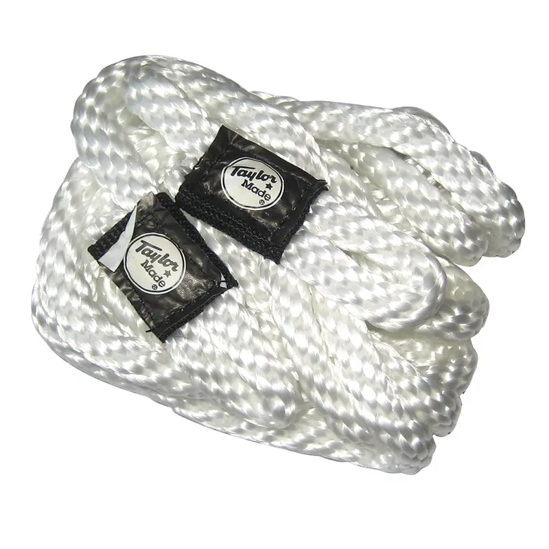 Taylor Made Fender Loc Lines – 3/8-Inch X 72-Inch Pair, White Marine Rope 1
