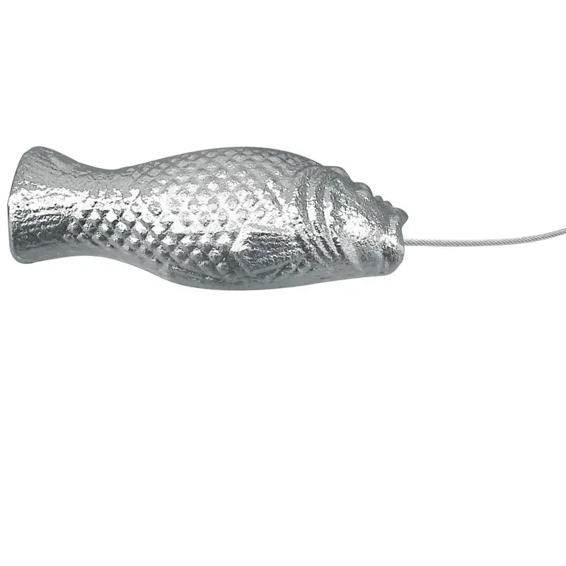Tecnoseal 00630Fish Suspended Grouper Anode With Cable & Clamp – Zinc 1