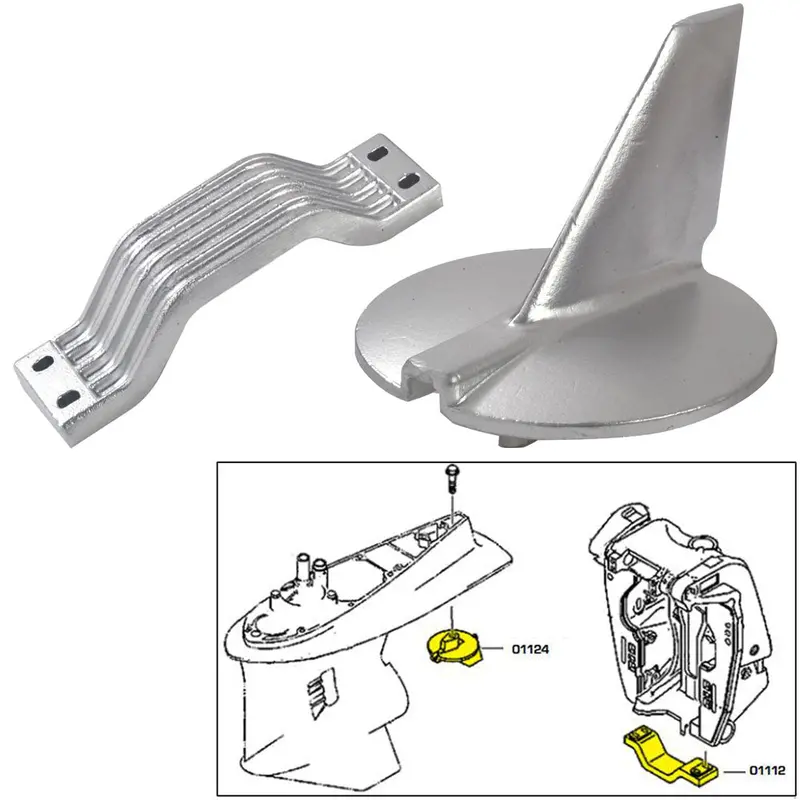 Tecnoseal Magnesium Anode Kit – Compatible With Yamaha 200–250 Hp Engines [21104Mg] 1