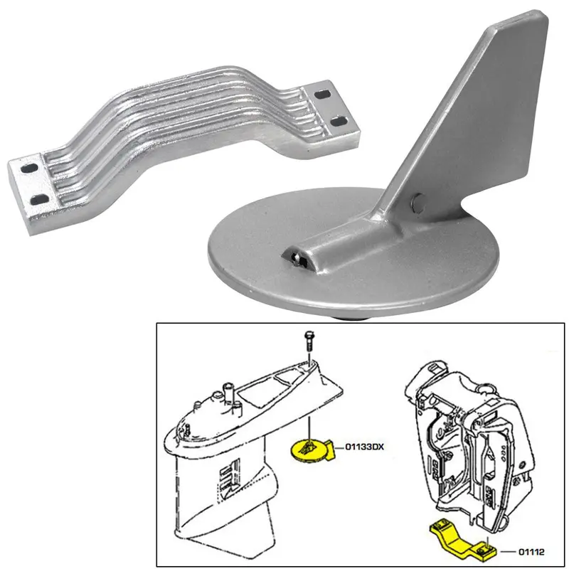 Tecnoseal Magnesium Anode Kit – Designed For Yamaha 150–200 Hp Outboards [21101Mg] 1
