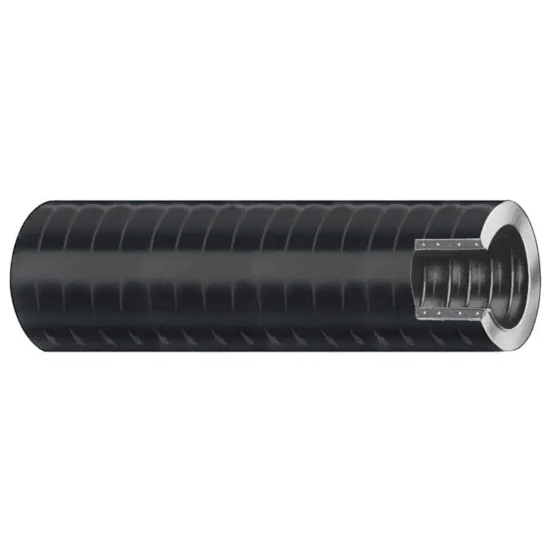 Trident Marine 1.125-Inch Vac Xhd Bilge & Livewell Hose – Rigid Pvc Helix, Black – Sold By The Foot (Model 149-1186-Ft) 1