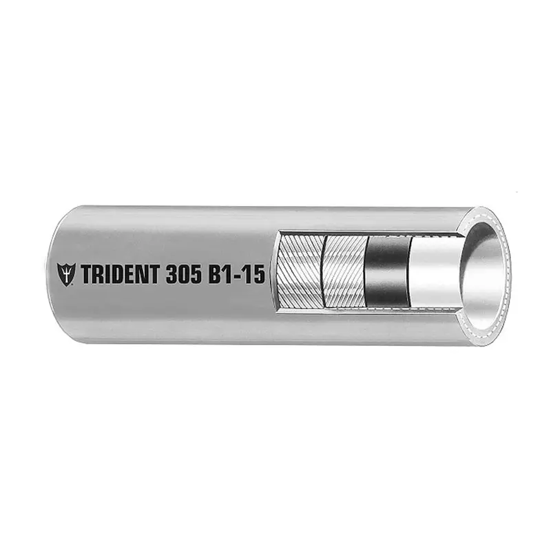 Trident Marine 5/16-Inch Epa-Compliant B1-15 Barrier Fuel Line Hose For Outboards – Gray, Low Permeation – Sold By The Foot (Model 305-0566-Ft) 1