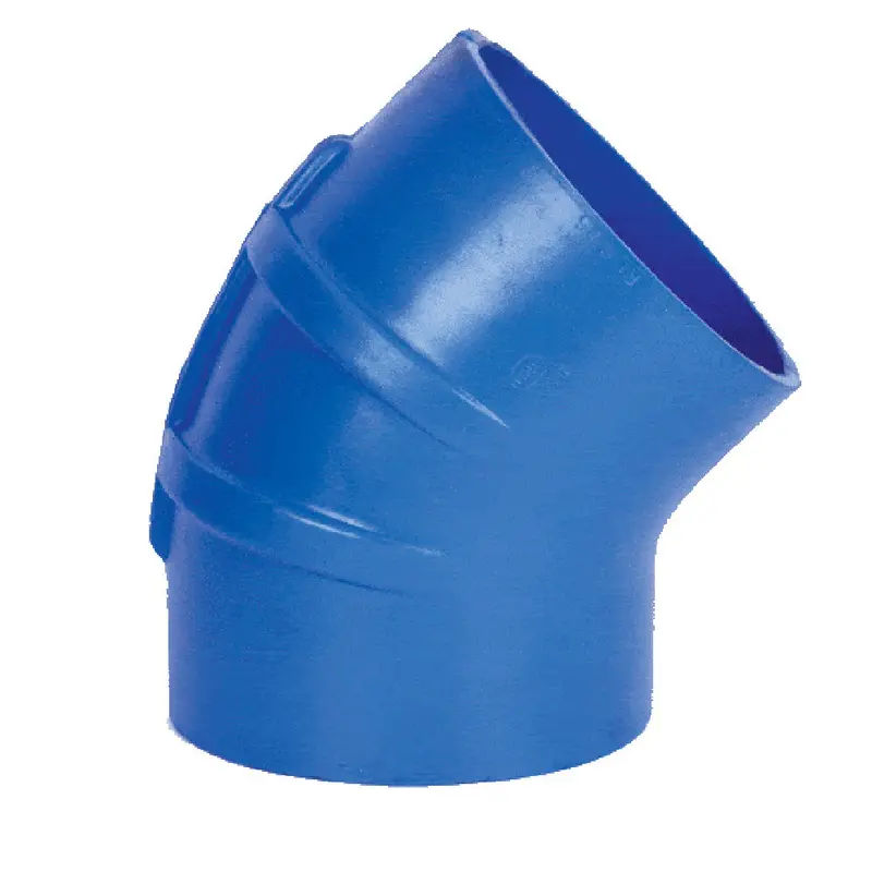 Trident Marine 5-Inch Id Blue Silicone Wet Exhaust Elbow – 45° Angle 1