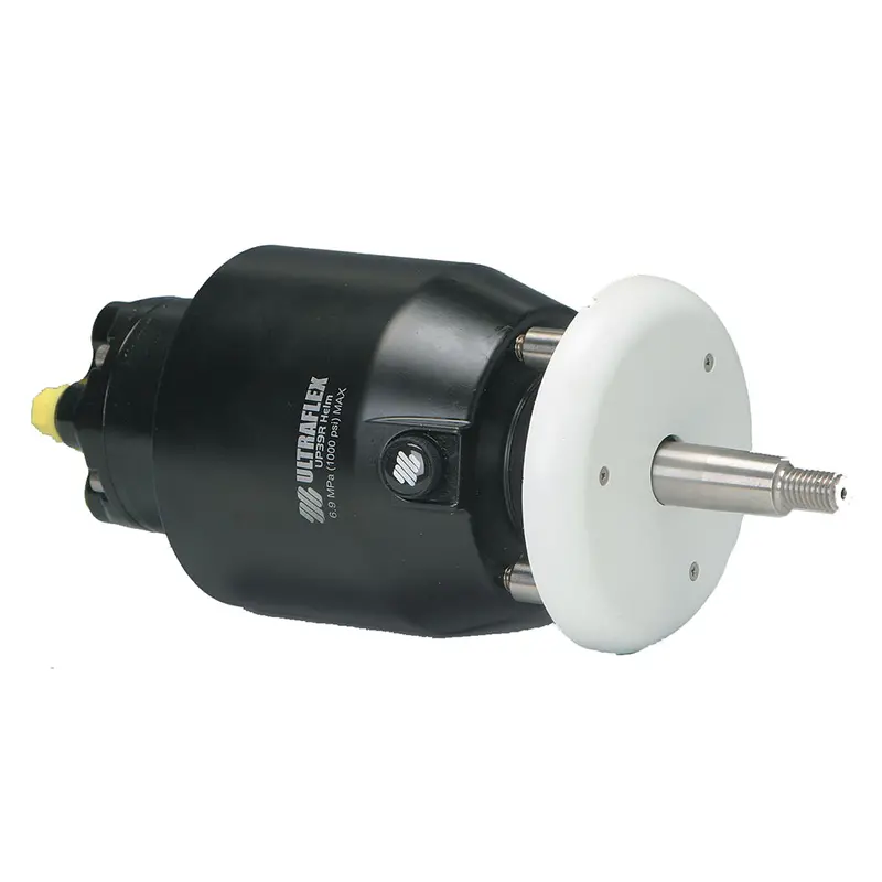Uflex Up28R Rear-Mount Hydraulic Helm With 1.7 Cu In Displacement & 3/4" Tapered Stainless Shaft 1