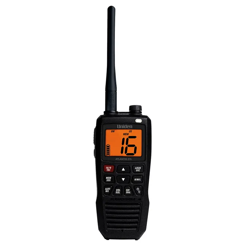 Uniden Atlantis 275 Floating Vhf Marine Radio – Enhanced Range, Submersible Two-Way Communication 1