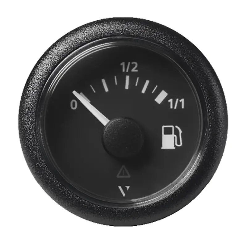 Veratron 52Mm Viewline Fuel Level Gauge – 0–1/1 Range, Black Dial & Round Bezel 1