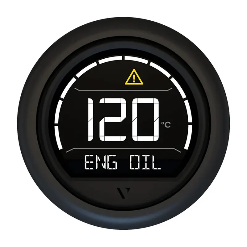 Veratron Vl Digital 52 Marine Meter – Round Black Bezel, 52Mm [B00205702] 1