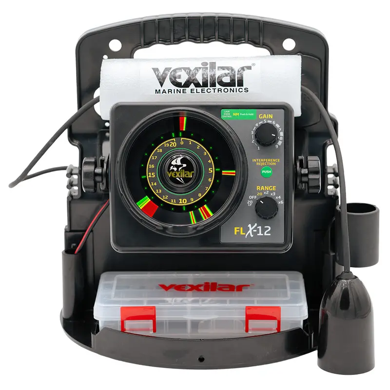 Vexilar Flx-12 Pro Pack Ii Ice Fishing System With 12° Ice-Ducer 1