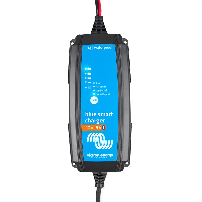 Victron Blue Smart Ip65 12V 5A Battery Charger – 120V Input [Bpc120531104R] 1