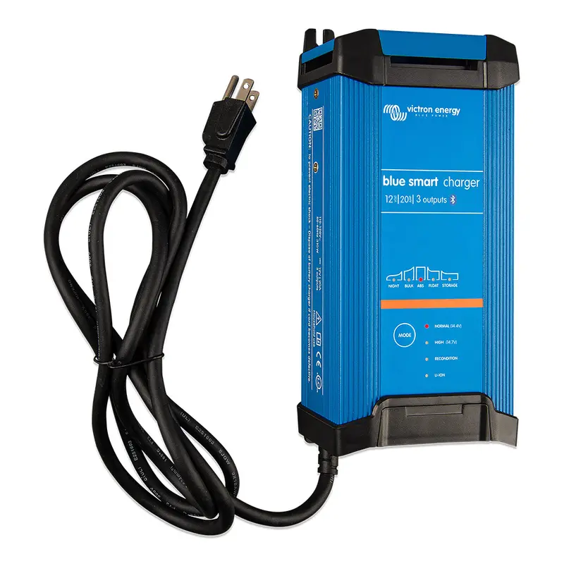 Victron Bluesmart Ip22 12V 20A Single-Bank Ac Charger – 120V Input, Compact Dry-Mount [Bpc122045102] 1