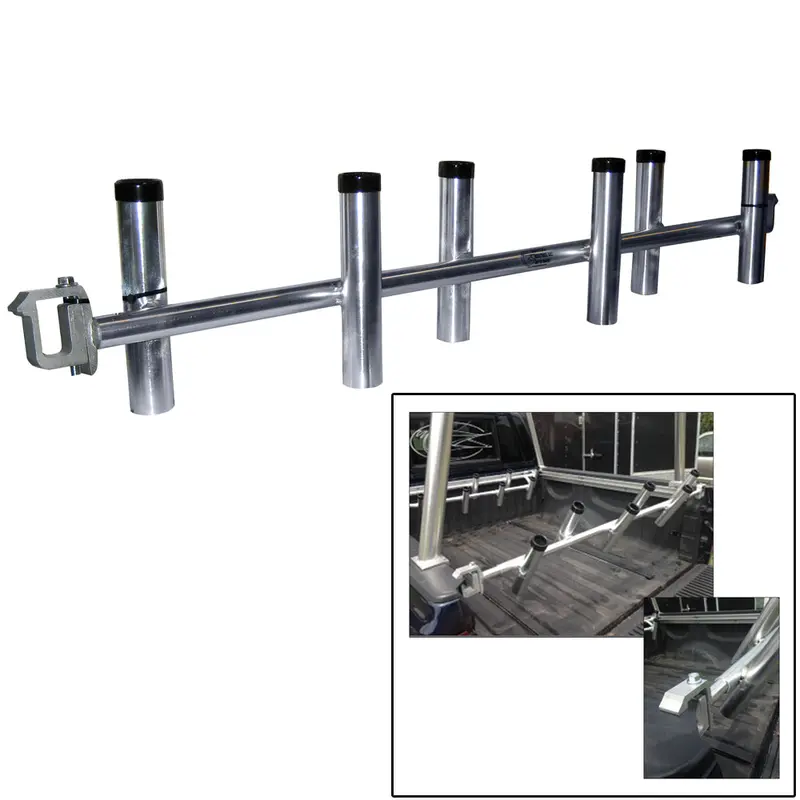 Wahoo Universal Truck Rod Rack – Heavy-Duty Adjustable Mount For Pickup Beds [134] 1