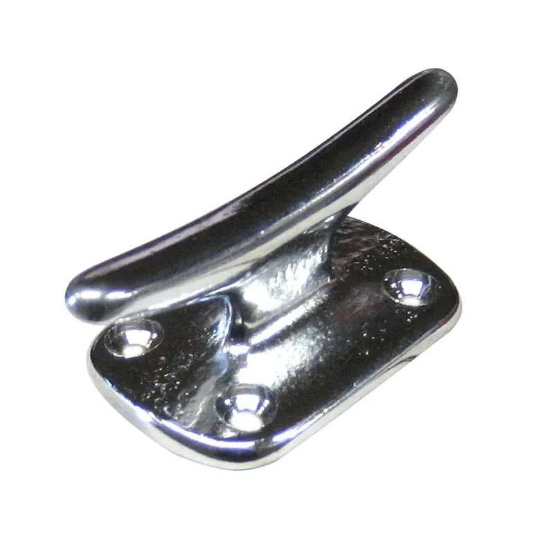 Whitecap 2-Inch Fender Cleat With Chrome-Plated Brass Finish [S-0976C] 1