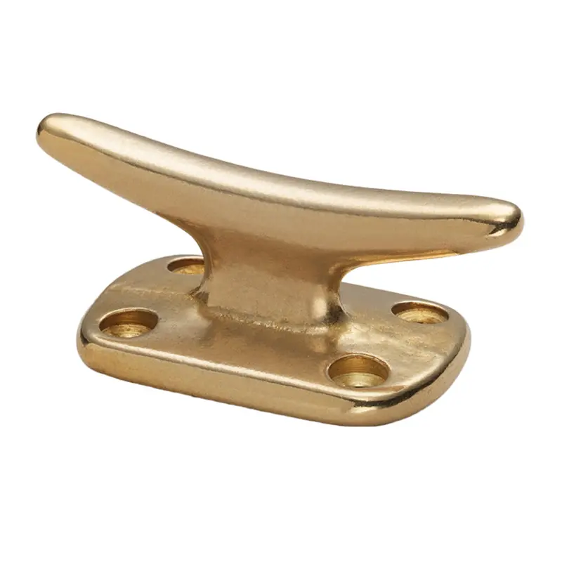 Whitecap 2-Inch Polished Brass Fender Cleat For Marine Use [S-0976Bc] 1