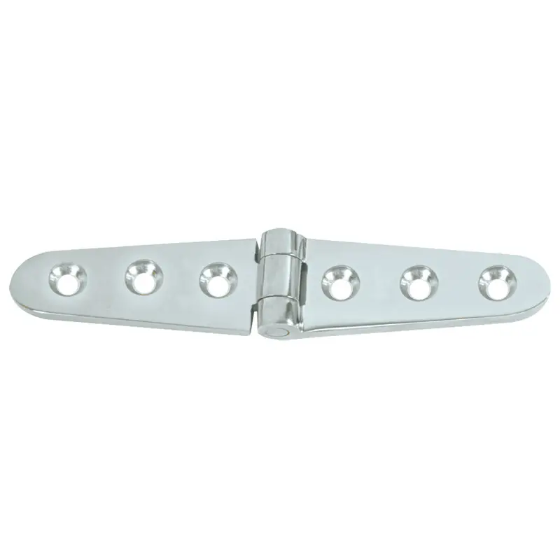 Whitecap 304 Stainless Steel Strap Hinge – 6" X 1-1/8", Rugged Exterior Mounting (Model S-3430) 1