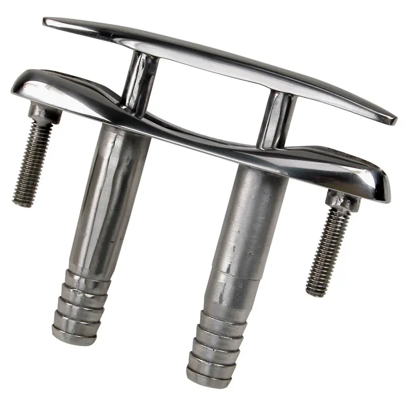 Whitecap 6-Inch E-Z Push-Up Stainless Steel Cleat — Quick-Release Design [6809] 1