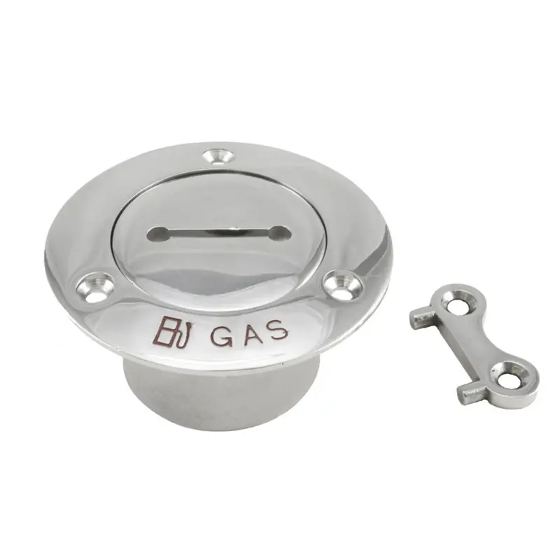 Whitecap Pipe Deck Fill Cap With Key – 2" Gas Line Compatible – Model 6131 1