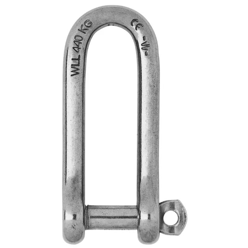 Wichard Captive Pin Long D-Shackle – 6Mm (1/4") Diameter (Model 1413W) 1
