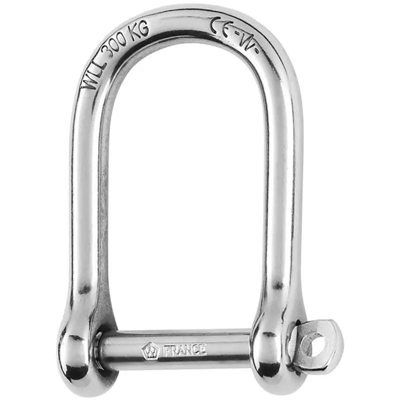 Wichard Large-Opening Self-Locking Shackle – 6 Mm (1/4 In) Versatile Boat And Sail Setup 1