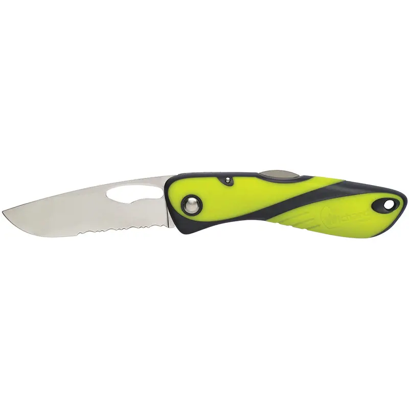 Wichard Offshore Knife – Single Serrated Blade, High-Visibility Handle [10112W] 1