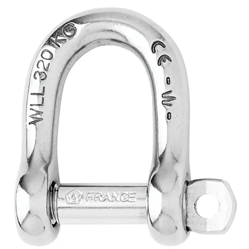 Wichard Self-Locking D-Shackle – 12 Mm (15/32 In) Optimized For Dynamic Loads 1