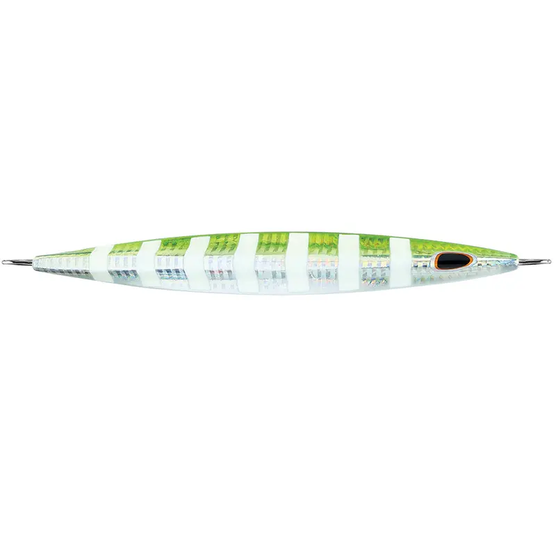 Williamson Kensaki 170 Jig: 6" / 6 Oz, Uv Green Sardine Zebra Design [Ksj170Uvgsz] 1