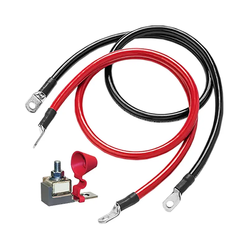 Xantrex 4-Gauge Dc Battery Cable Kit With Fuse – Extra-Large Length 1