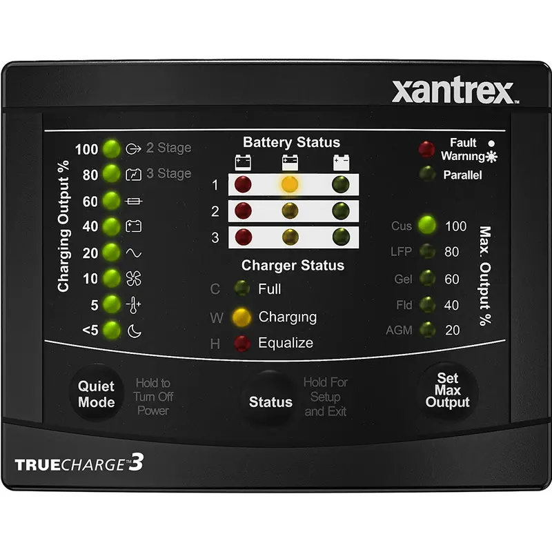 Xantrex Truecharge3 Battery Charger Remote Panel – Model 808-8040-10 1